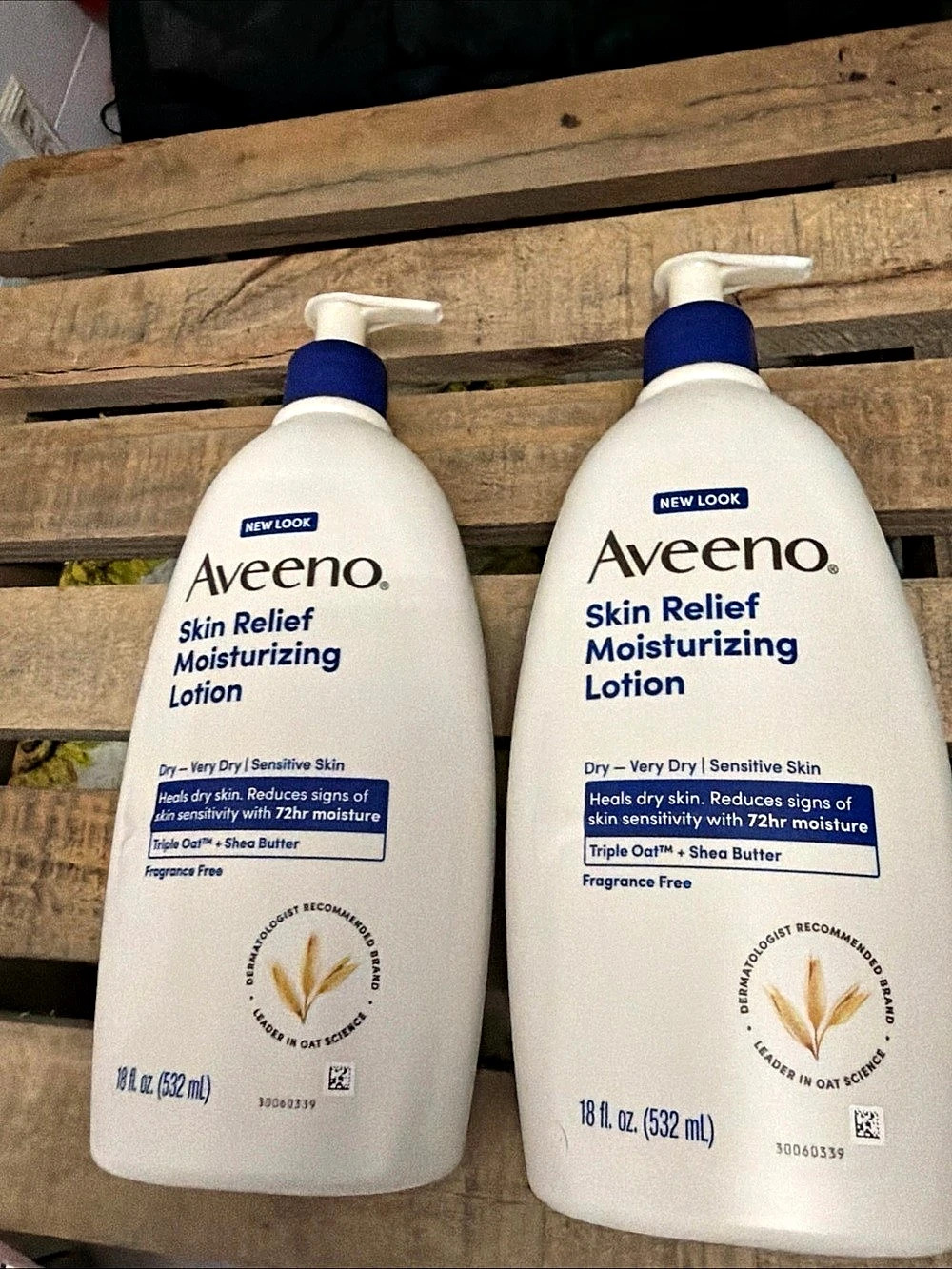 Aveeno Skin Relief Moisturizing Lotion 18 oz Twin Pack